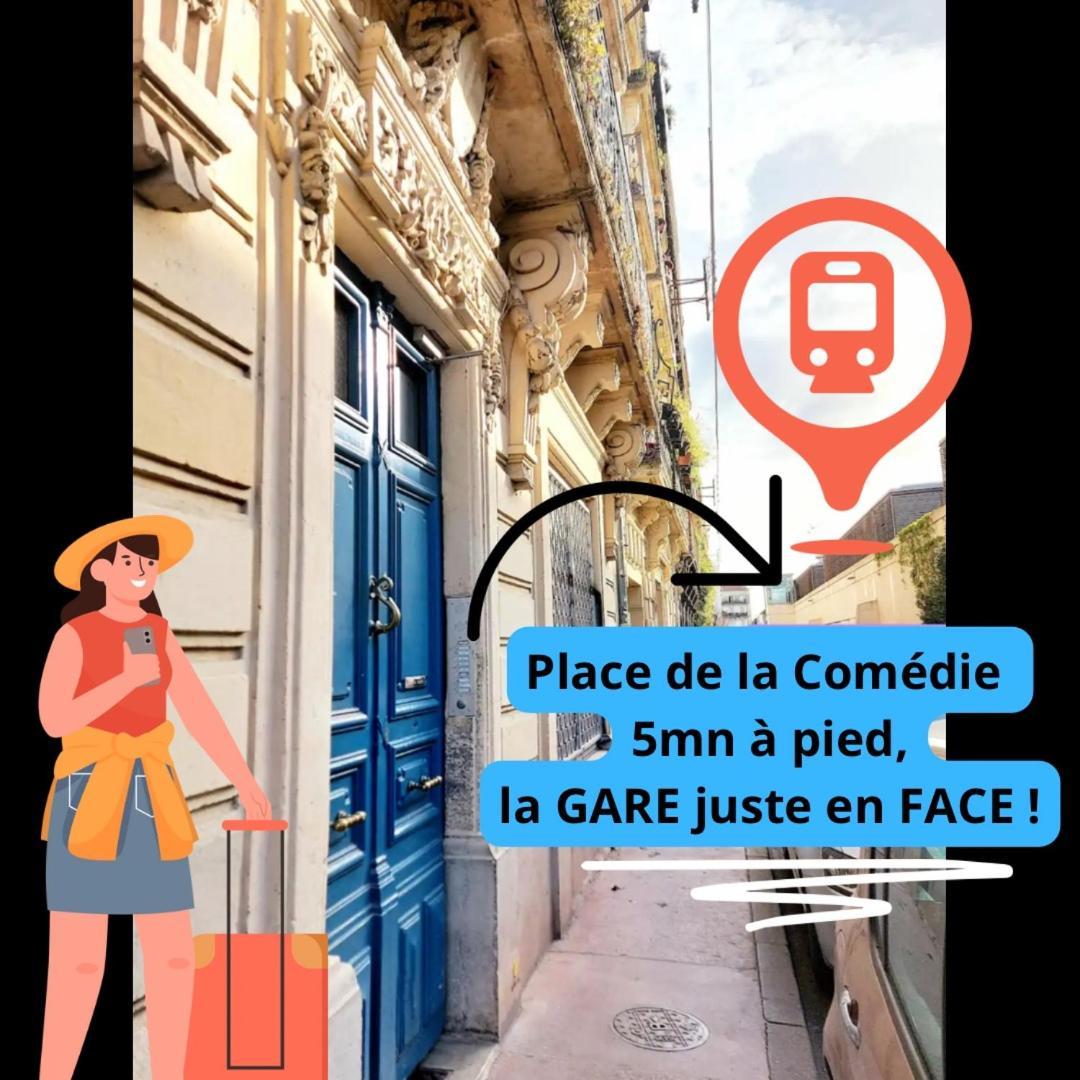 Appart L'Echappee Belle, Centre Historique, Gare Montpellier Bagian luar foto